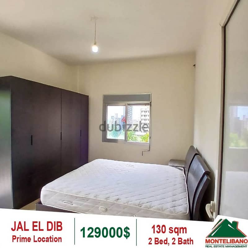 129000$!! Fully Furnished Apartment for sale in Jal El Dib 3