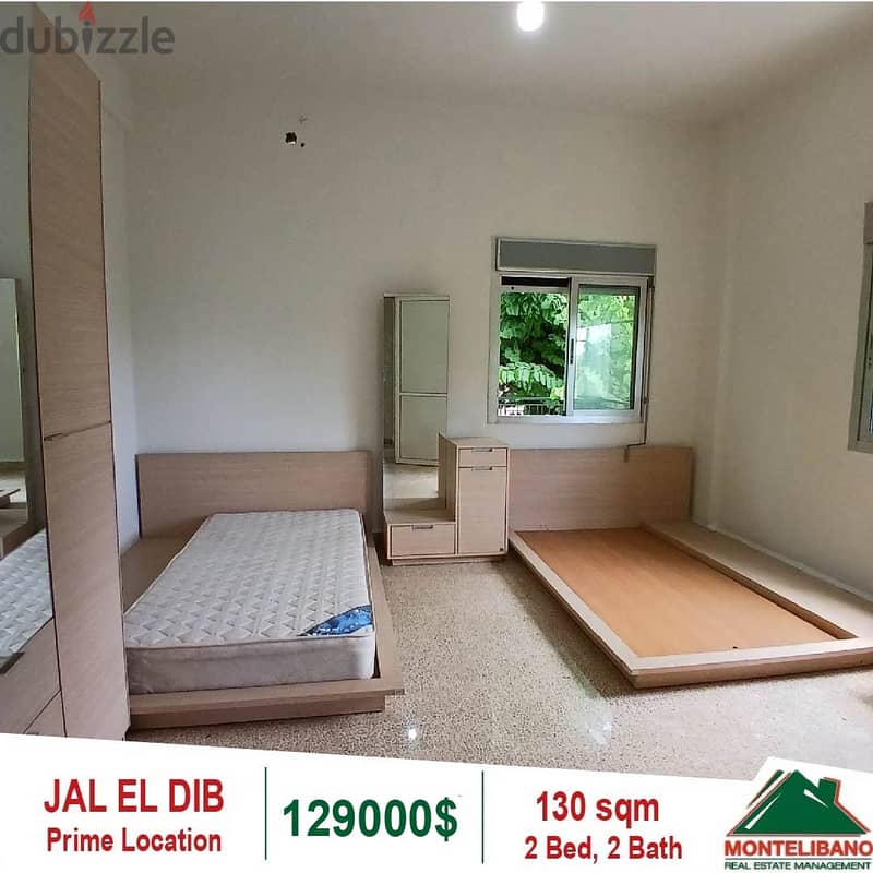 129000$!! Fully Furnished Apartment for sale in Jal El Dib 5