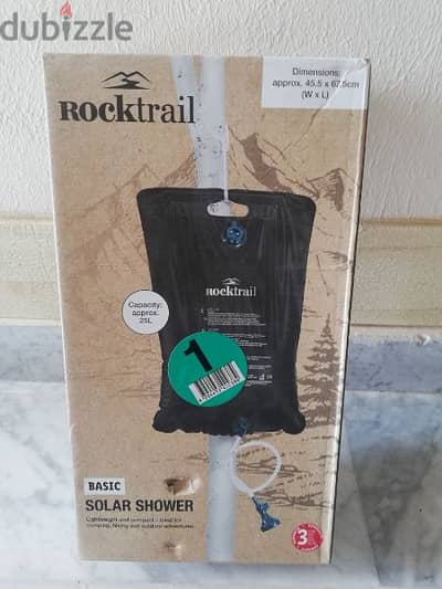 rocktrail solar shower