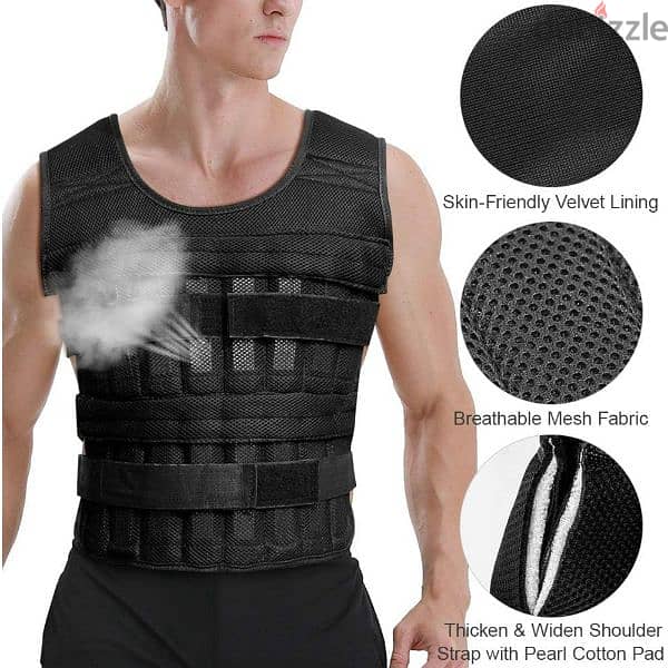 Adjustable Weighted Vest 20KG 1