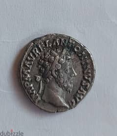 Marcus Auerlius Roman Emperor silver Denarius 0