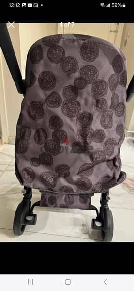 grey and black stroller 4