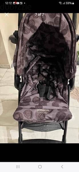 grey and black stroller 5