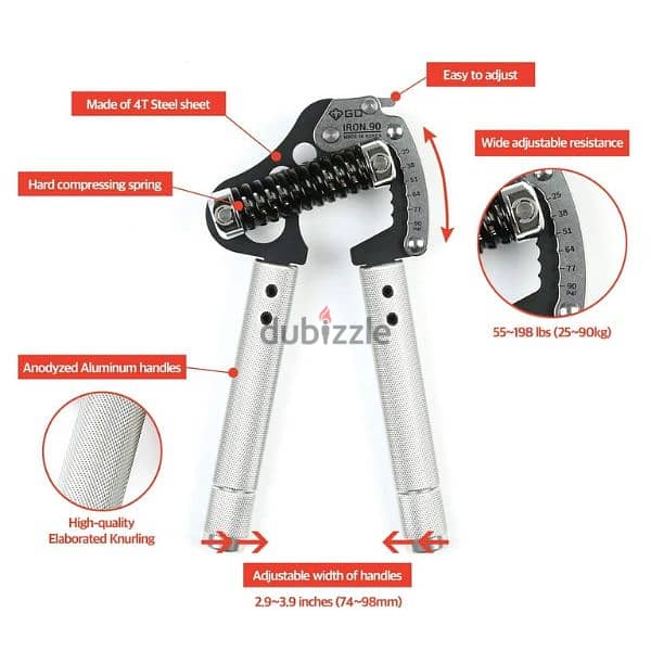 Aluminium Adjustable Grip kit 2