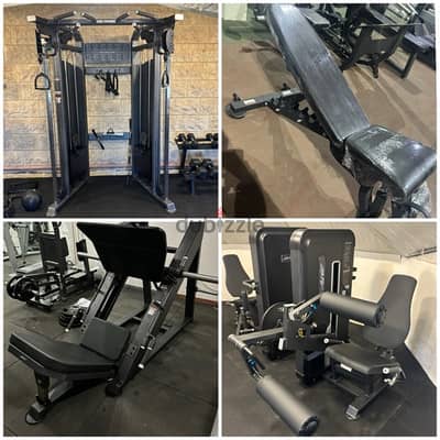 Gym machines package