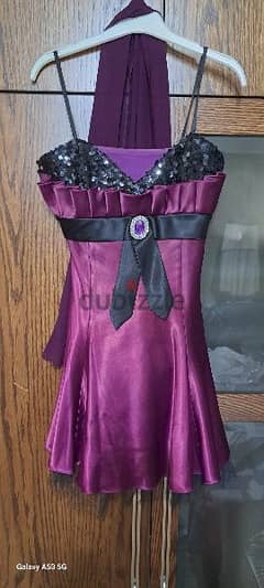 For Sale: Aubergine Formal Dress - Size 38, Worn Only Once! 0