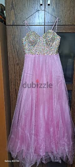 For Sale: Stunning Pink Princess Dress - Size 38, Worn Only Once!