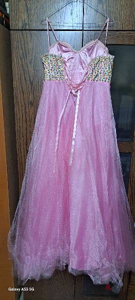 For Sale: Stunning Pink Princess Dress - Size 38, Worn Only Once! 1