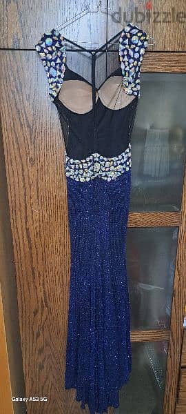 For Sale: Dark Blue Dress - Formal Events, Size 38, Worn Only Once!