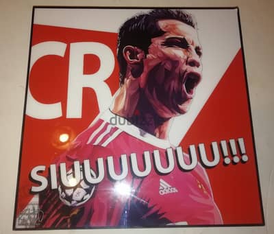 Christiano Ronaldo funko pop wall mountable photo frame 26*26cm