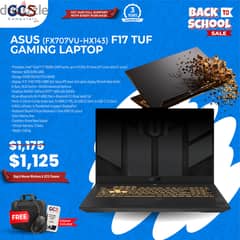 Asus (FX707VU-HX143) F17 TUF Gaming Laptop 0