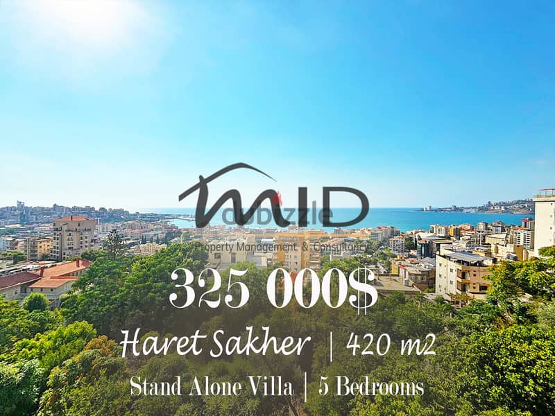 Haret Sakher | Stand Alone 420m² Villa | 4 Floors | 5 Bedrooms | Catch 1