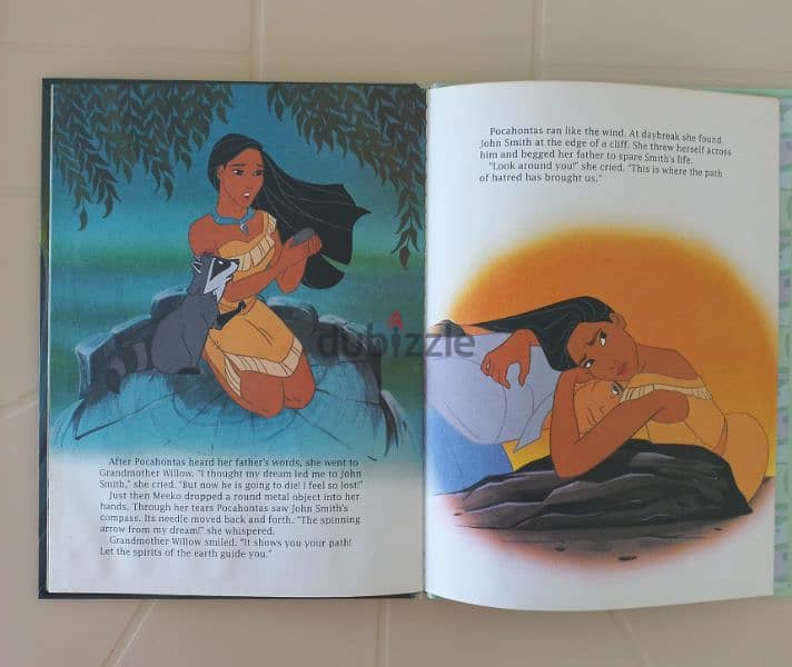 Disney's story:POCAHONTAS. hard cover,colored illustrations 2