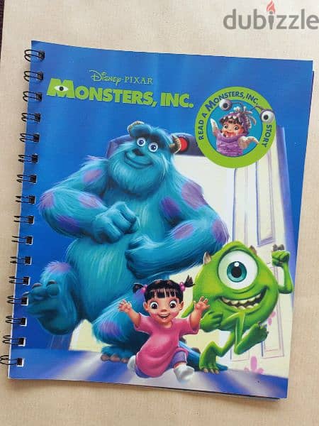 3 Story Reader books:The Incredibles,Cars,Monsters,Inc. 2