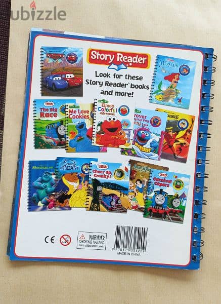 3 Story Reader books:The Incredibles,Cars,Monsters,Inc. 3