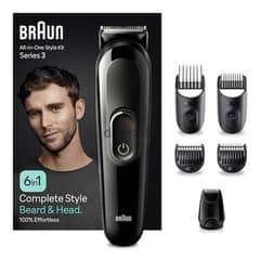 Braun series 3 trimmer 6 in 1