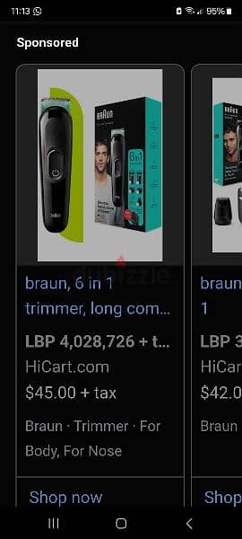 Braun series 3 trimmer 6 in 1 3