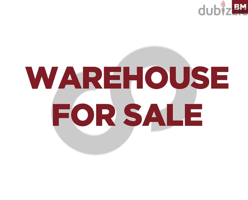 EASY ACCESS WAREHOUSE FOR SALE in zouk mikael/ذوق مكايل REF#BM111459 0