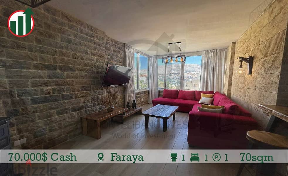 Fully Furnished And Renovated Chalet for sale in Faraya! 1