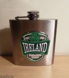 Ireland stainless steel pocket bottle 6oz 200ml approx 0