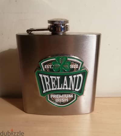 Ireland stainless steel pocket bottle 6oz 200ml approx