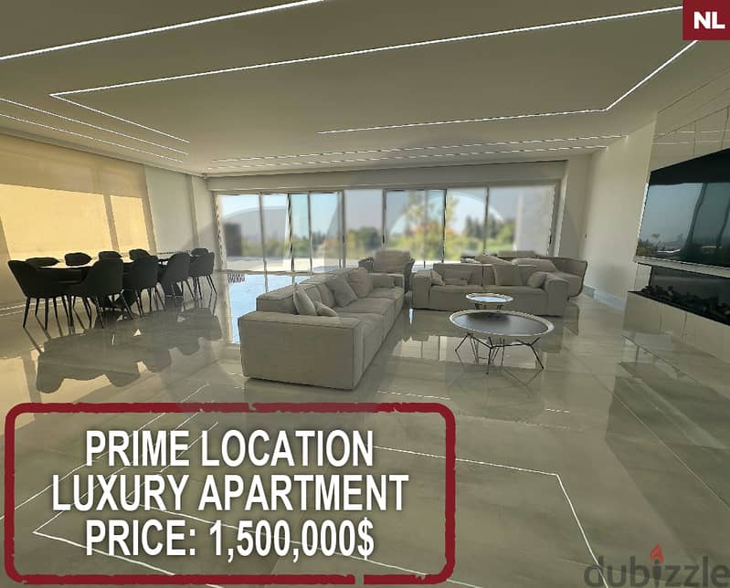 apartment FOR SALE in Yarzeh Baabda/اليرزة  REF#NL111477 0