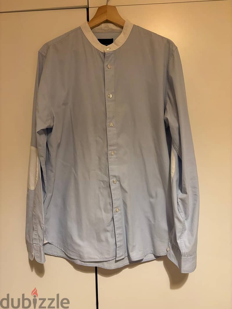 Zara chinese collar shirt 0