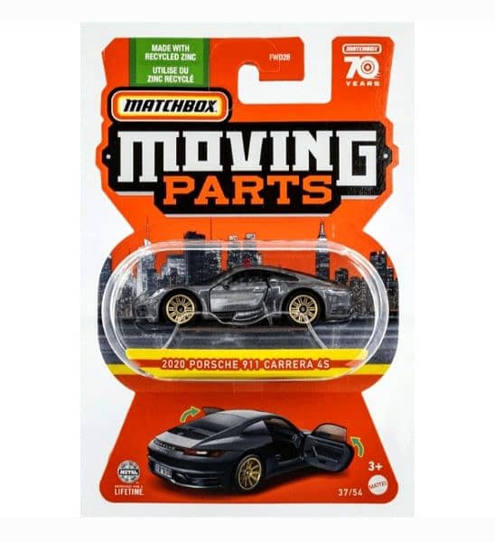 Matchbox (moving parts) diecast car models 1;64. 3