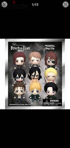 Officially liscend attack on titans figure blind box 0