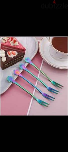 multicolor stainless steel forks 1