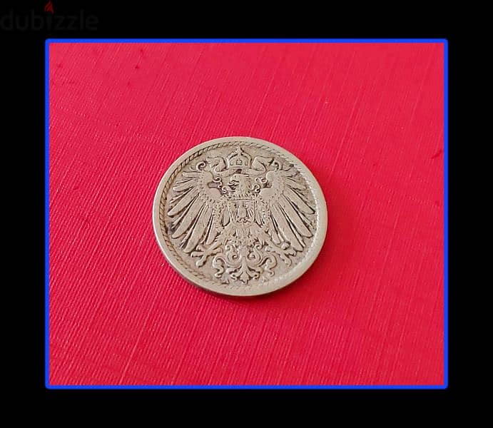 1908 Germany 5 Pfennigs Welhelm II KM# 11 1