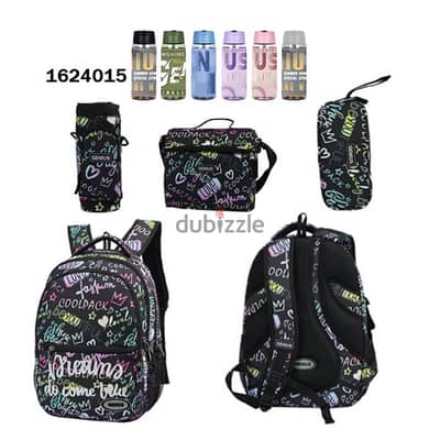 Genius School Bag 5 Pcs Sets Collection 16"