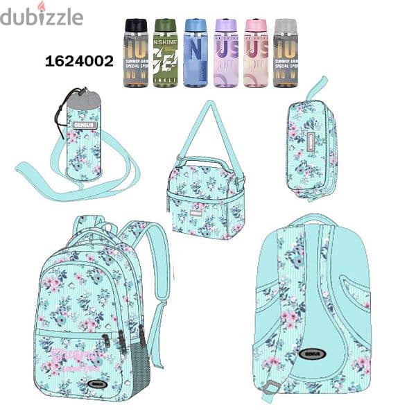 Genius School Bag 5 Pcs Sets Collection 16" 2