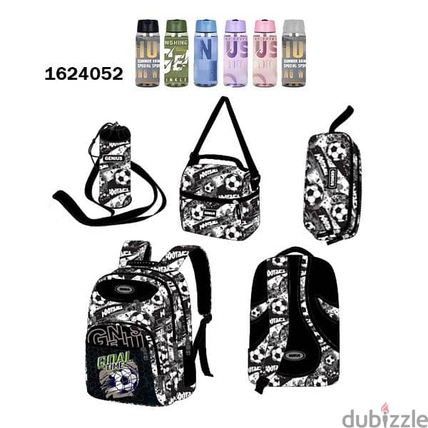 Genius School Bag 5 Pcs Sets Collection 16" 9