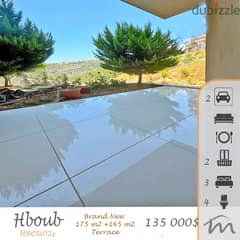 Hboub | Brand New 165m² + 175m² Terrace | Open View | 2 Parking 0