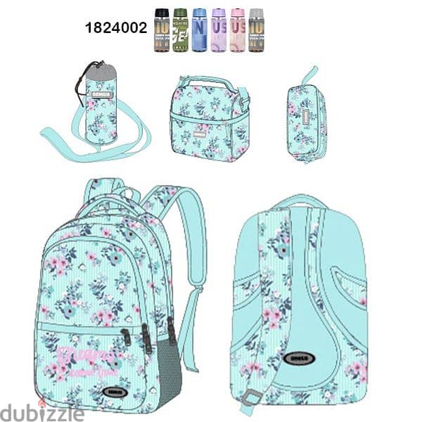 Genius School Bag 5 Pcs Sets Collection 18" 10