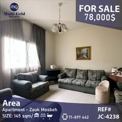 JC-4238, Apartment For Sale in Zouk Mosbeh, شقّة للبيع في زوق مصبح