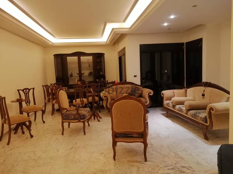 zahle dhour fully furnished apartment for rent open nice view Ref#6315 0