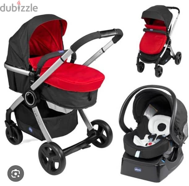 chicco carseat and stroller 1