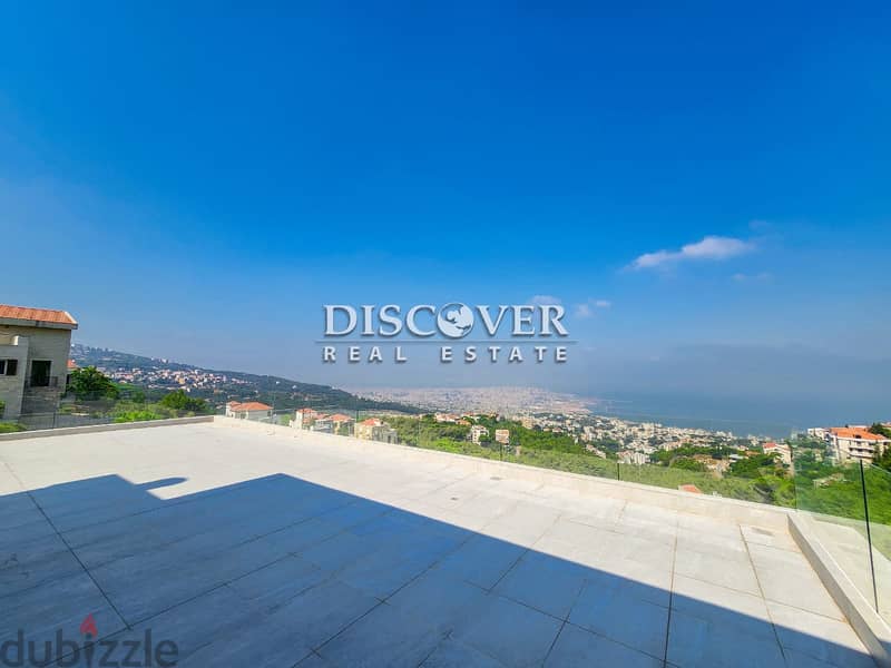 Luxury Villa with Unrivaled Sea Views | for rent in Jourit el ballout 1