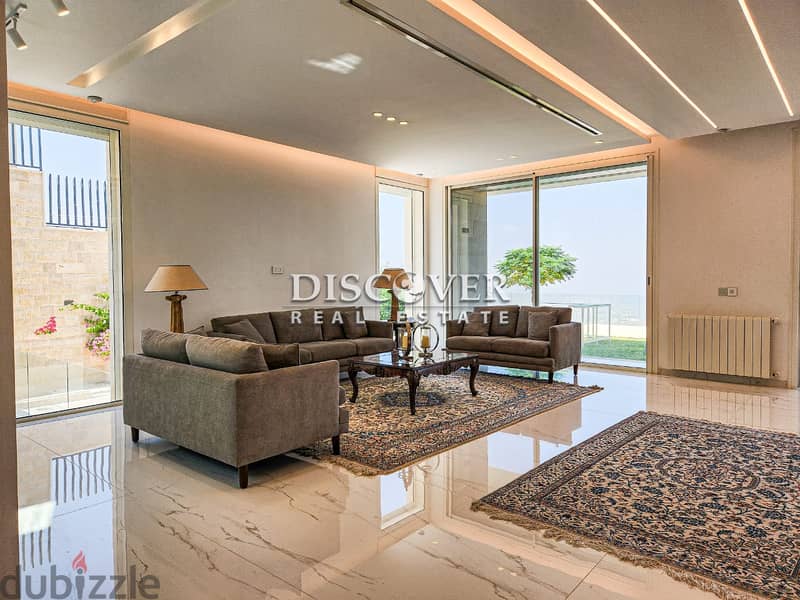 Luxury Villa with Unrivaled Sea Views | for rent in Jourit el ballout 4