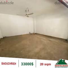 33000$!! Shop for sale located in Baouchrieh 0