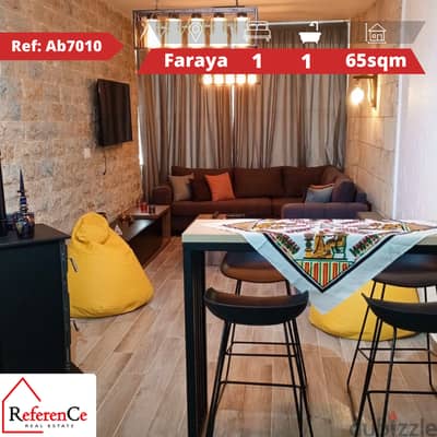 Furnished apatment in Faraya شقة مفروشة في فاريا