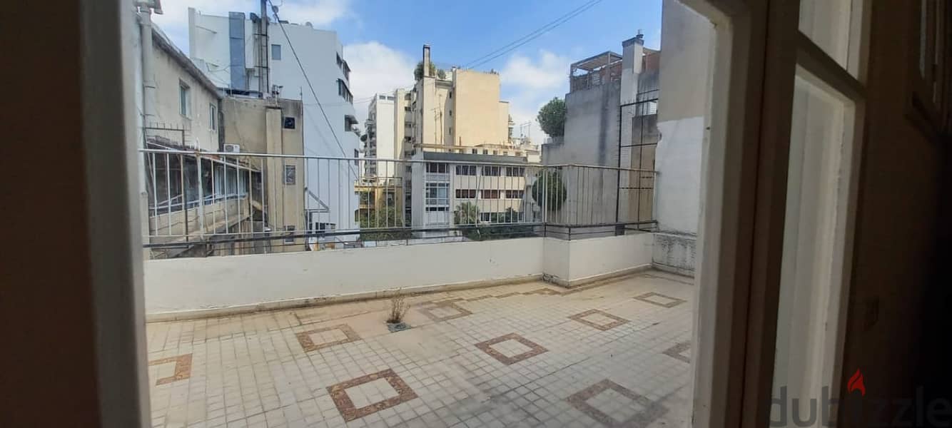 170 Sqm Apartment for rent Achrafieh | 1 Apartment per floor + Terrace 2