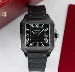 in need of a cartier santos black ADLC 0