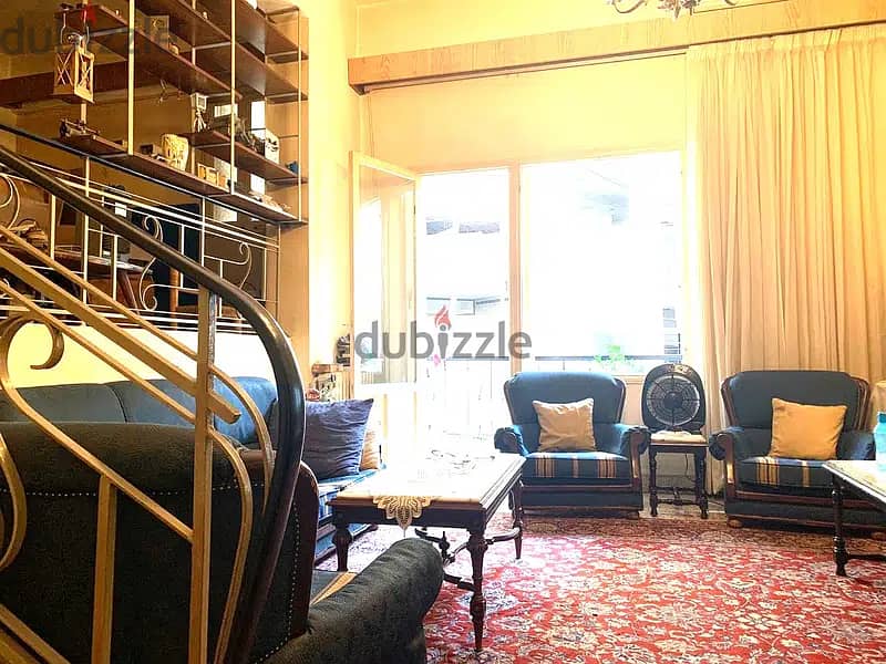 FURNISHED DUPLEX IN CARRE D'OR , ACHRAFIEH (240Sq) 3 BEDS , (AC-507) 2