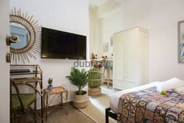 Furnished Studio in Mar Mikhael شقة مفروشة للاجار