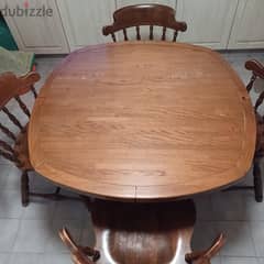 Small Dining Table with 4 Chairs