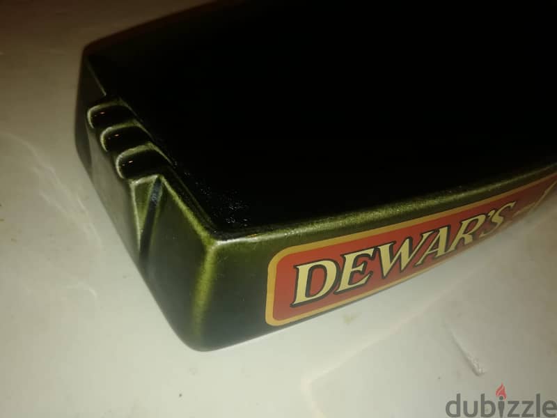 Dewar's 12 ancestor collectible promotional vintage ceramic ashtray ma 1