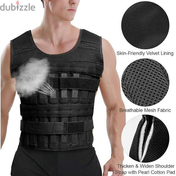 Adjustable Weighted Vest 20KG 1